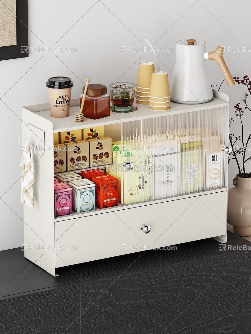 Tea Cup Storage Rack model