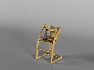 Modern children's chair 3d model