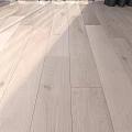 Light Colored Oak Wooden Floor Planks With Natural Grain For Interior Design