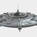 UFO flying saucer spaceship alien spaceship 3d model