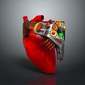 Steampunk Heart Mechanical Heart Steam Punk Heart Human Heart Machine Heart 3d model