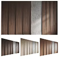 Wooden And Concrete Accent Walls With Varied Designs