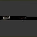 Black Mechanical Tool With Metal Bracket Handle And Cylindrical Body Design