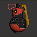 Grenade Grenade Gun Grenade Grenade Ammunition Military Grenade Smoke Bomb Science Fiction Grenade Throwing Weapon 3d model