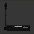 Microphone Amplifier Capacitor Microphone High-end Microphone Wheat Desktop Microphone Broadcasting Microphone 3d model