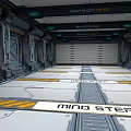 Sci-fi Corridor Sci-fi Capsule Space Capsule Hibernation Cabin Freezing Cabin Rest Cabin Rest Capsule 3d model