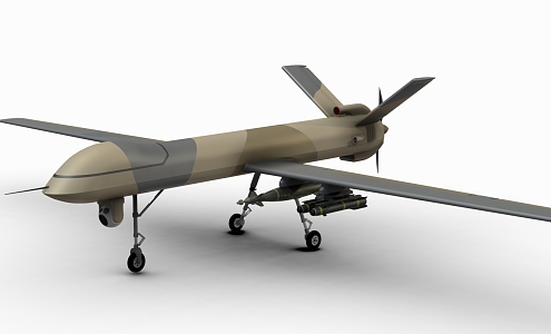 Military UAV Reconnaissance UAV Aerial Photography UAV 3d model