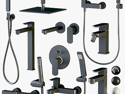 Faucet Cisal Roadster suit shower faucet 3d model