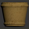 Ornate Golden Metallic Vessel Featuring Intricate Carved Patterns And Reflective Base