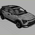 Modern White SUV With Sleek Exterior Black Roof And Stylish Alloy Wheels