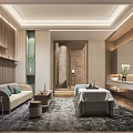 Luxurious SPA Sauna Interior With Massage Bed Wooden Decor And Green Plants