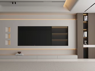 Modern TV Background Wall Italian TV Background Wall Minimalist TV Background Wall TV Background Wall Modern Living Room 3d model
