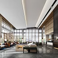 New Chinese Lstyle Bar 3d model