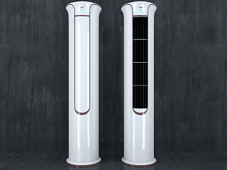 Modern air conditioner Simple floor air conditioner 3d model