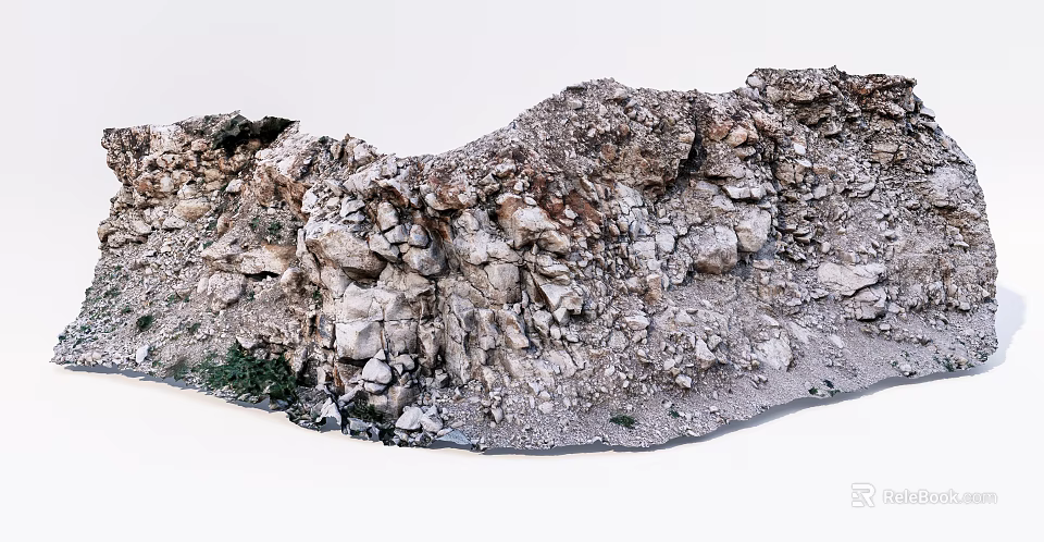 Natural Stone and Weathered Wood Texture for Rustic Decor Projects 3d model