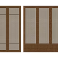 Middle style wardrobe 3d model