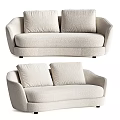 Double sofa 3d model