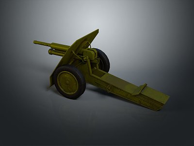 Artillery Gun Artillery Ship Gun Siege Gun Cannon Anti-aircraft Breaking Heavy Gun Heavy Gun 3d model