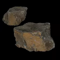 Natural Stone Wood Decorative Blocks With Textured Surface For Home Decor