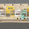 School Picture Book Reading Corner With Colorful Bookshelves Snack House And Knowledgeable Theme