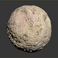 Natural Rough Surface Stone Sphere As Decorative Element In Interior Design