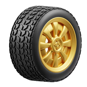Modern Tire Cartoon Tire 3d model