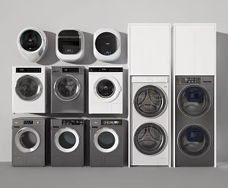 Modern washing machine 3d model