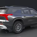 Chevrolet Gray SUV With Modern Front Grille Alloy Wheels And Roof Rack