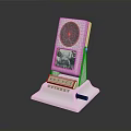 Silver Metal Sculpture Carving With Intricate Relief Patterns And Digital Display Elements