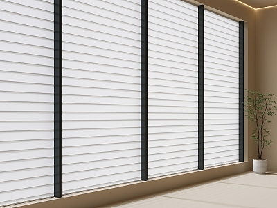 office blinds window 3d model