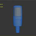 Modern Microphone Mike Amplifier Capacitor Mike High-end Mike 3d model
