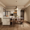 Modern Living Dining Room Interior With Sofa Round Coffee Table Rug Piano And Natural Light