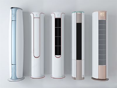 modern air conditioning 3d model