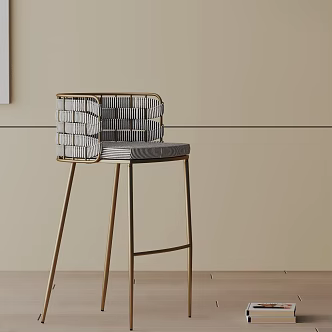 Modern Bar Chair 3d model