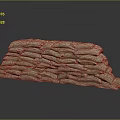 Stacked Heavy Duty Sandbags For Home Emergency Preparedness And Flood Protection