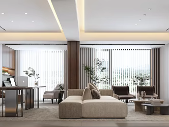 Modern Guest Restaurant Jinling House First Floor 3d model