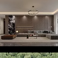 Modern Open Plan Living And Dining Room With Elegant Upscale Comfortable Home Interior Design