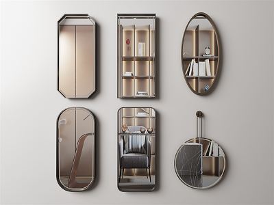 Modern Mirror 3d model