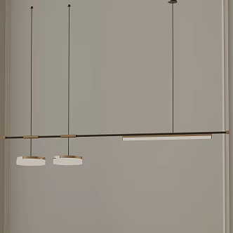 Modern chandelier 3d model