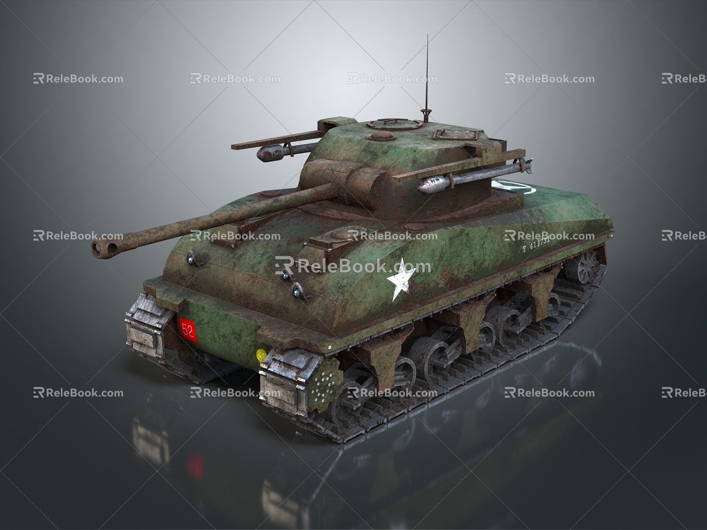 Industrial LOFT Tank Light Tank Light Armored Modern Tank 3d model