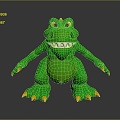 Modern Crocodile Cartoon Crocodile Anime Crocodile Alligator 3d model