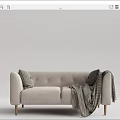 Modern Multiplayer Sofa 3d model