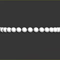 Elegant Round White Pearl Bracelet With Shiny Beads For Women Fashion Jewelry