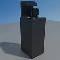 Modern Black Standing Water Dispenser As Home Daily Electrical Appliance