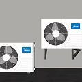 Midea White Air Conditioner Fans Standing And Wall Mounted Indoor
