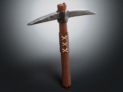 Modern Pickaxe Cartoon Pickaxe 3d model