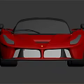 Red Ferrari Sports Car Featuring Sleek Aerodynamic Design And Sporty Exterior