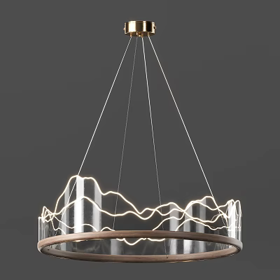 New Chinese Chandelier 3d model New Chinese Chandelier 3d model