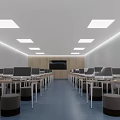 School computer room 3d model