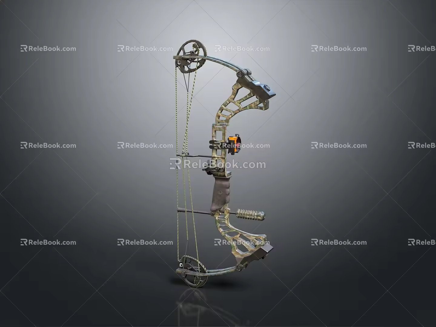 Crossbow Mechanical Crossbow Shift Bow and Arrow Shoot Far Equipment Weapons High-tech Crossbow 3d model